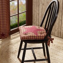 Country curtains 2025 chair pads